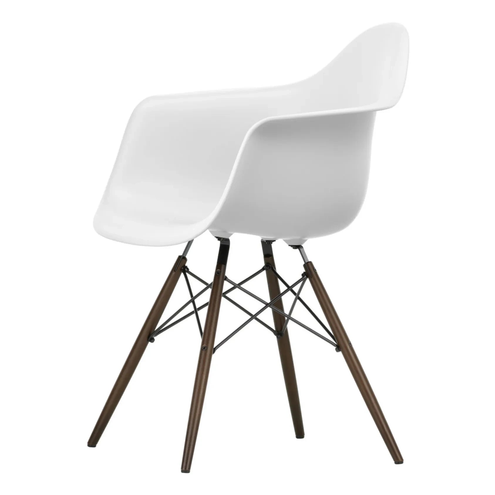 Vitra - Silla DAW - base de arce - Charles & Ray Eames | Blanco