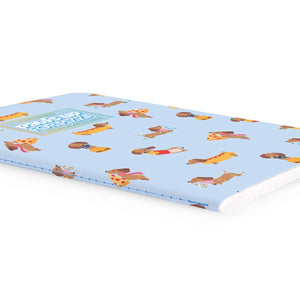 Legami - B5 Çizgili Resimli Sert Kapaklı Defter - Köpek