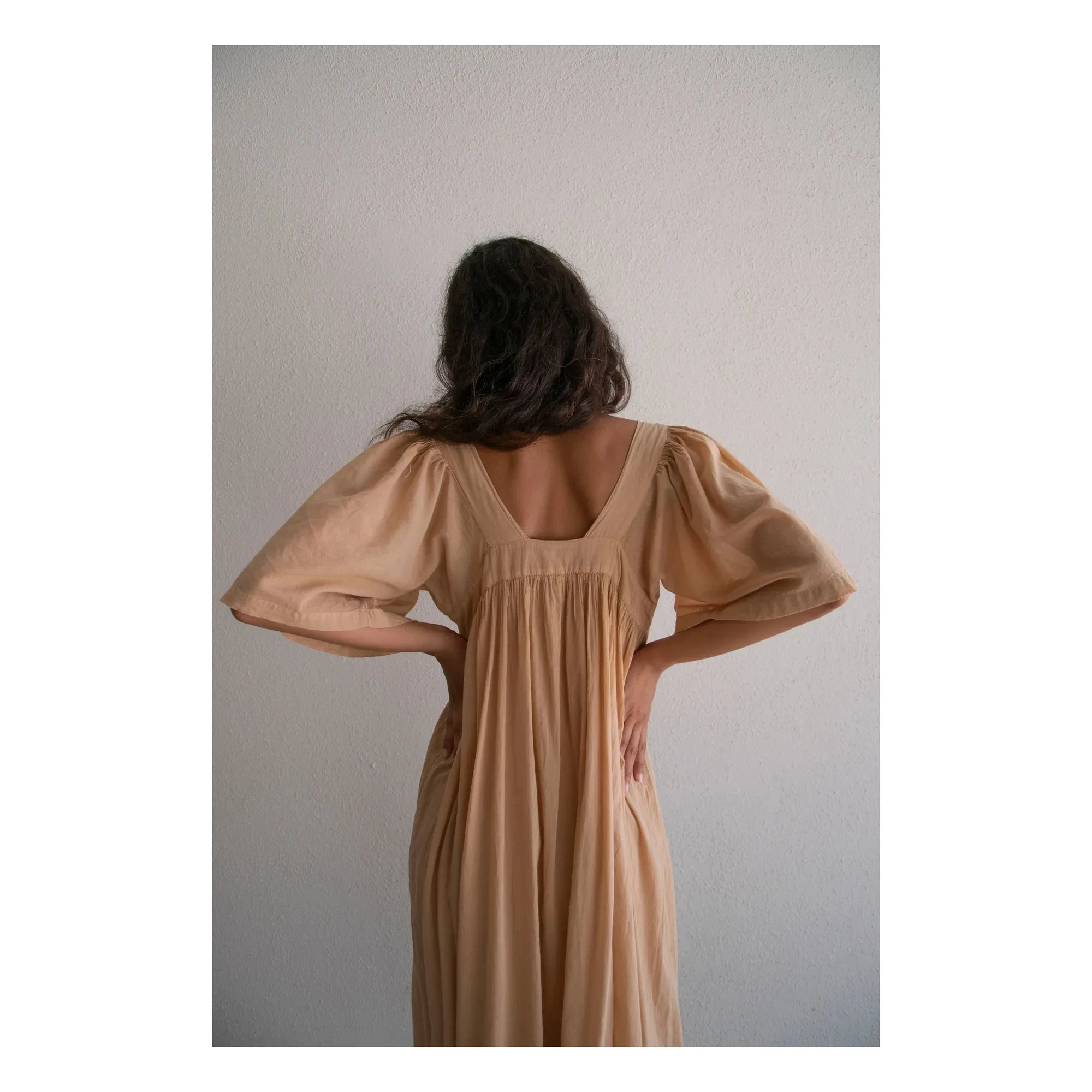 THEAVANT - Vestido de algodón de voile Jade | Ámbar