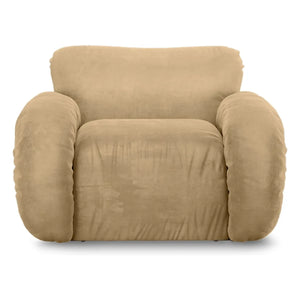 HKliving - Sillón de terciopelo Arc | Crema