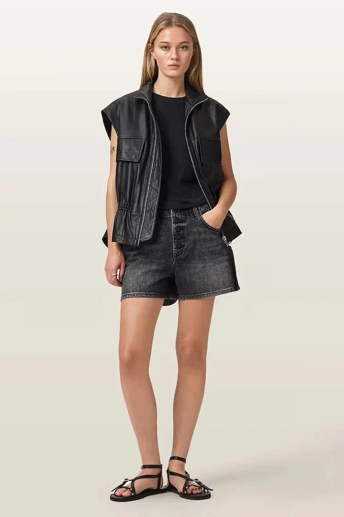 AllSaints pantalón corto vaquero para mujer TAY