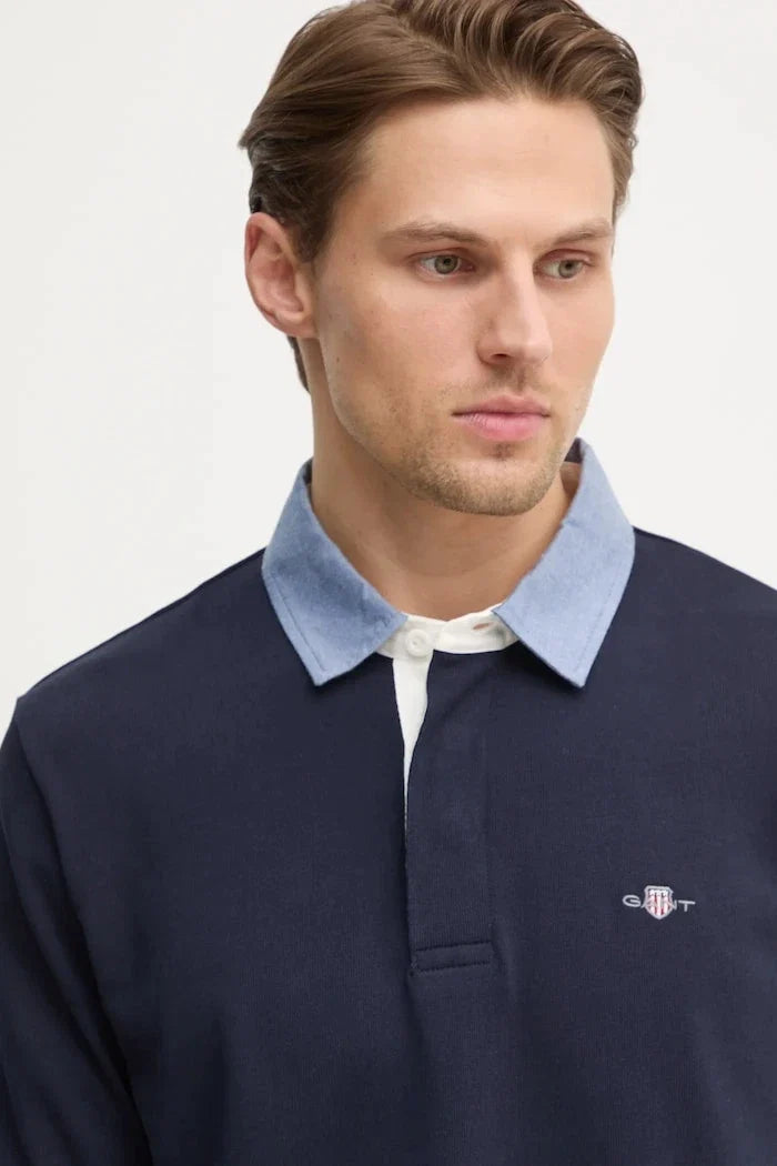 Blusa de algodón de manga larga Gant