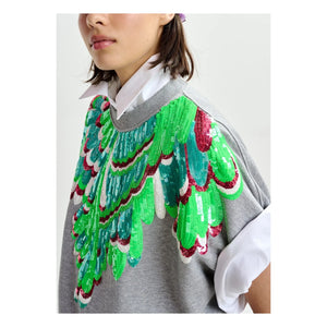 Essentiel Antwerp - Sudadera Jolies Bordado | Verde