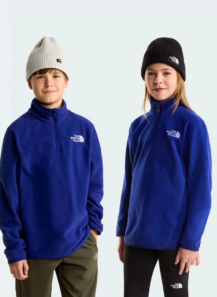 The North Face - Polar con Capucha Estilo Glacier | Azul Real