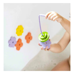 Quut - Juego de caña de pescar para bañera Frog Pond | Verde
