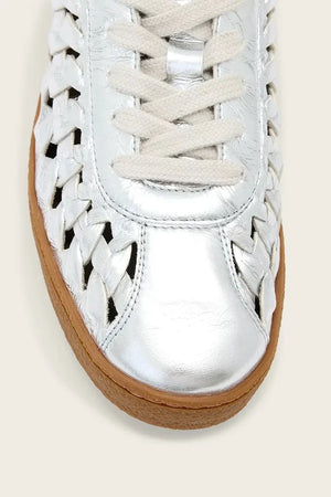 Deportivas de piel Velma Woven Sneaker para mujer de AllSaints