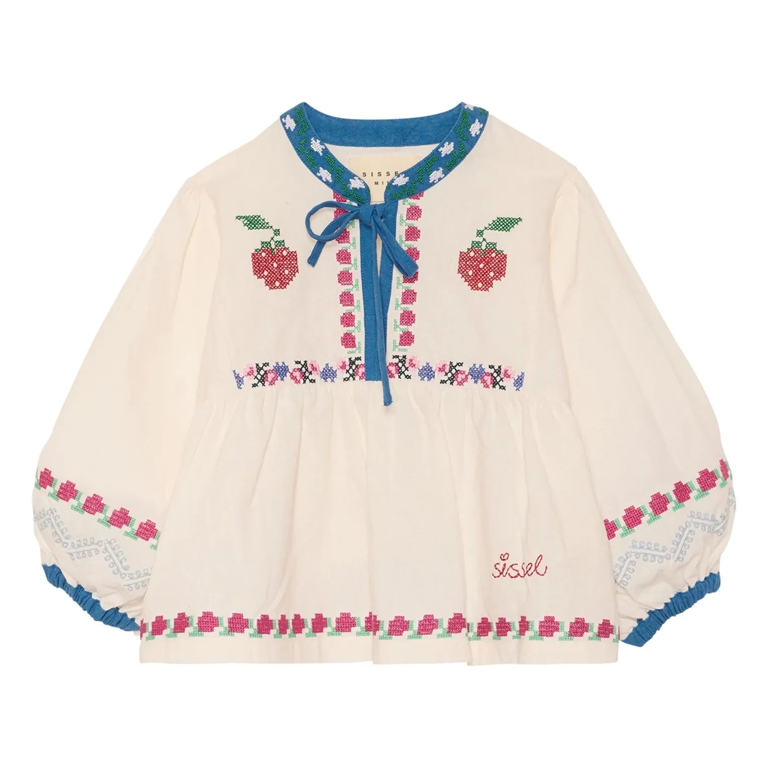SISSEL EDELBO - Blusa Falka Algodón Orgánico - Colección infantil | Crudo