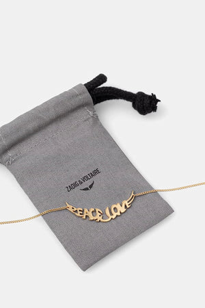 Collar PEACE de latón para mujer de Zadig&Voltaire