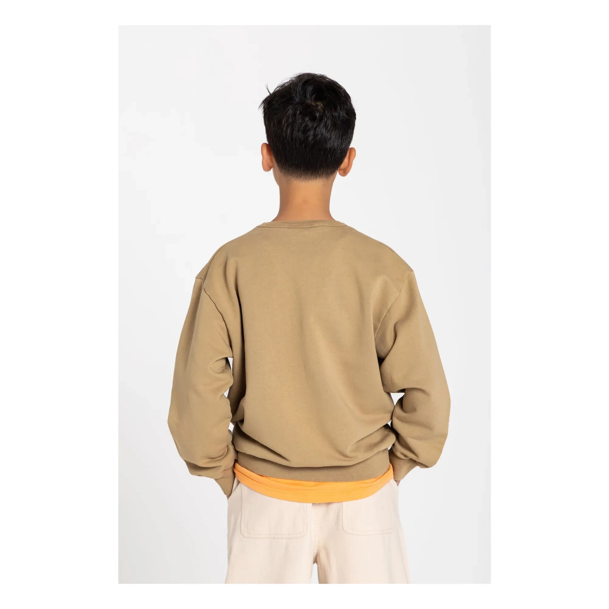 Smallable Kid - Sudadera de algodón orgánico Arlo | Marrón