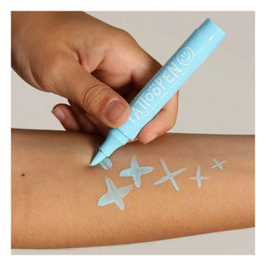 Nailmatic Kids - Bolígrafo de tatuaje | Azul claro