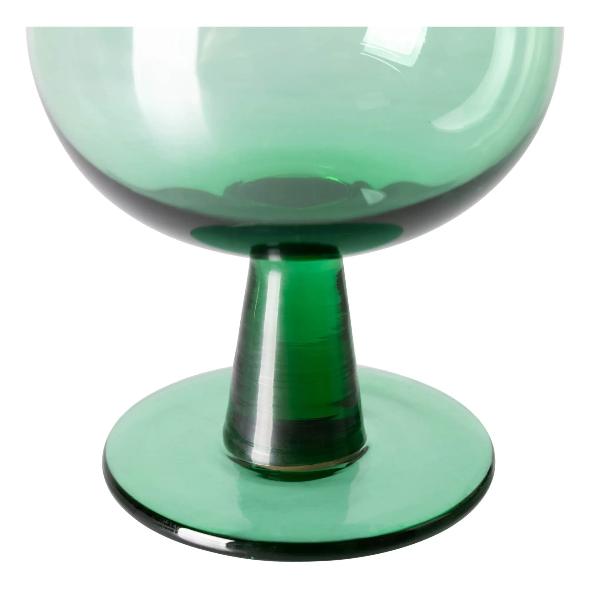 HKliving - Vasos con asa de esmeralda - Juego de 4 | Verde
