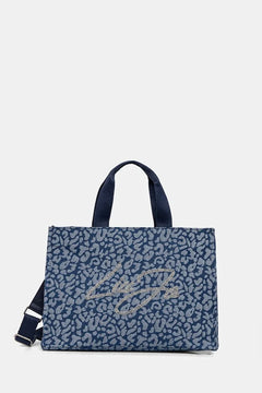 Bolso shopper denim Liu Jo para mujer