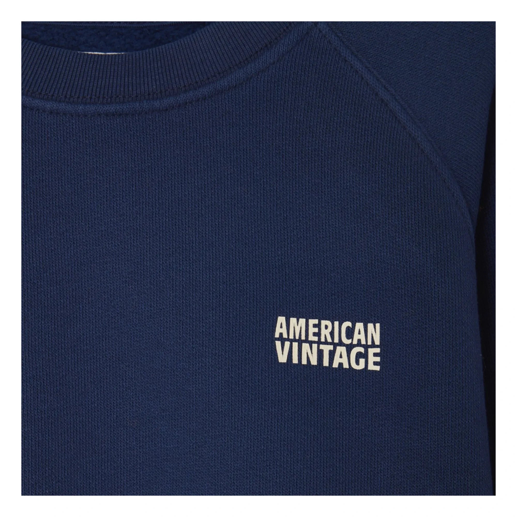 American Vintage - Sudadera Izubird | Azul marino