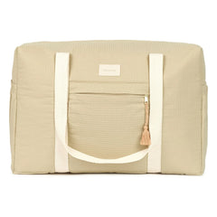 Nobodinoz - Bolso de maternidad impermeable de algodón orgánico Opéra | Salvia