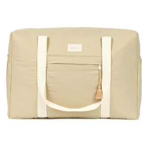 Nobodinoz - Bolso de maternidad impermeable de algodón orgánico Opéra | Salvia