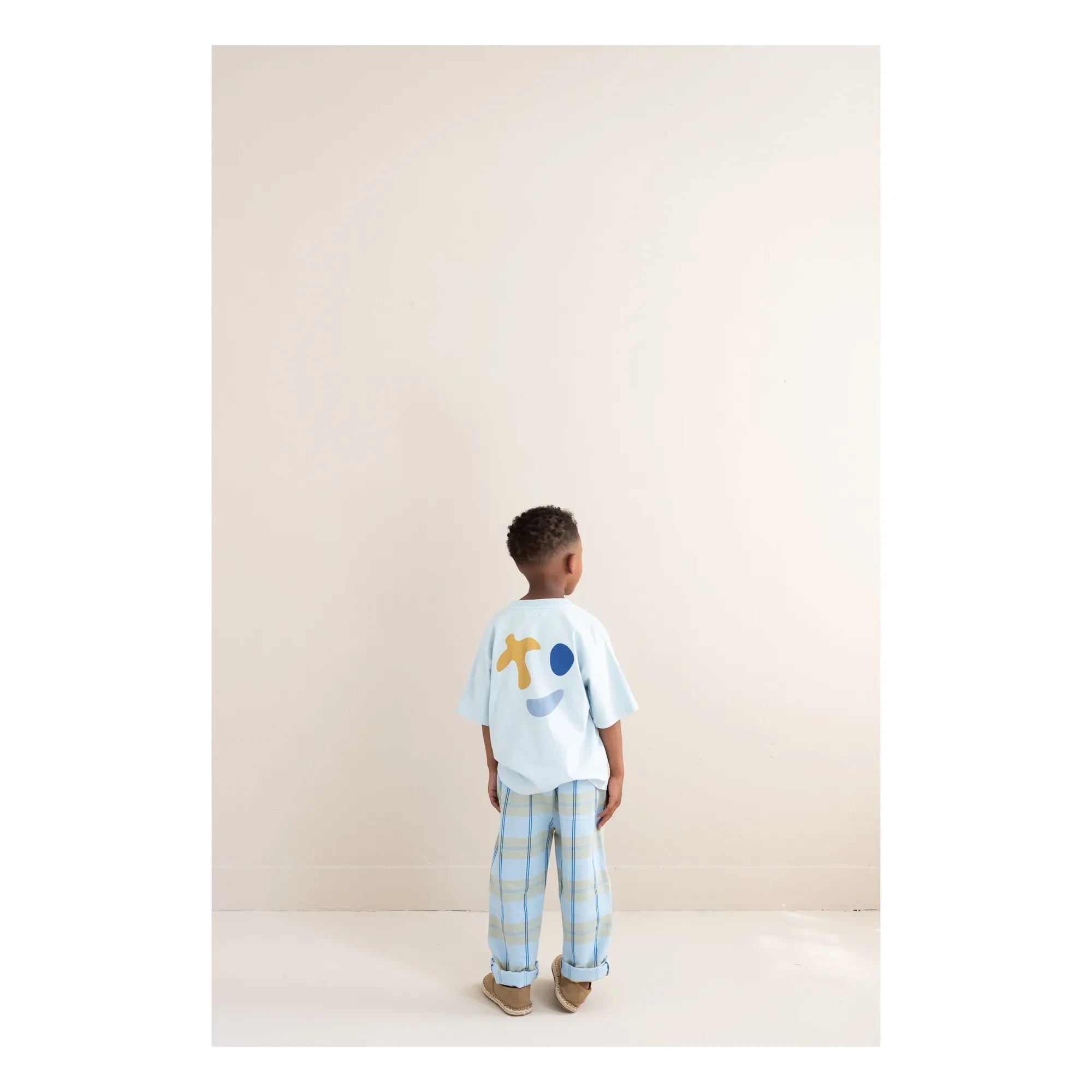 Jenest - Mase J camiseta de algodón orgánico | Azul claro