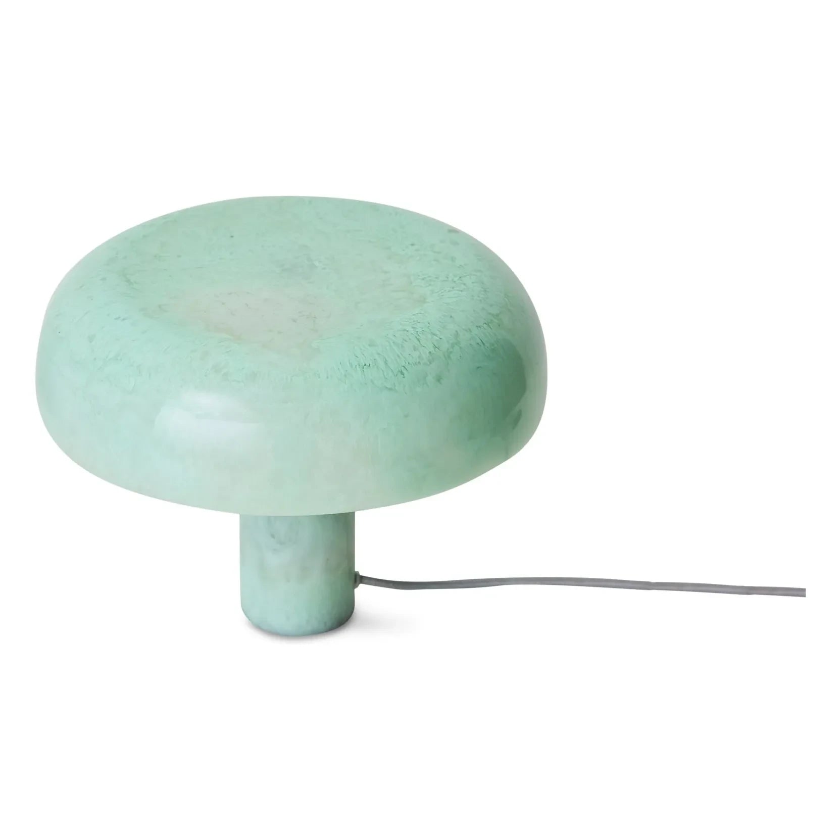 HKliving - Lámpara de mesa de corcho | Verde Menta