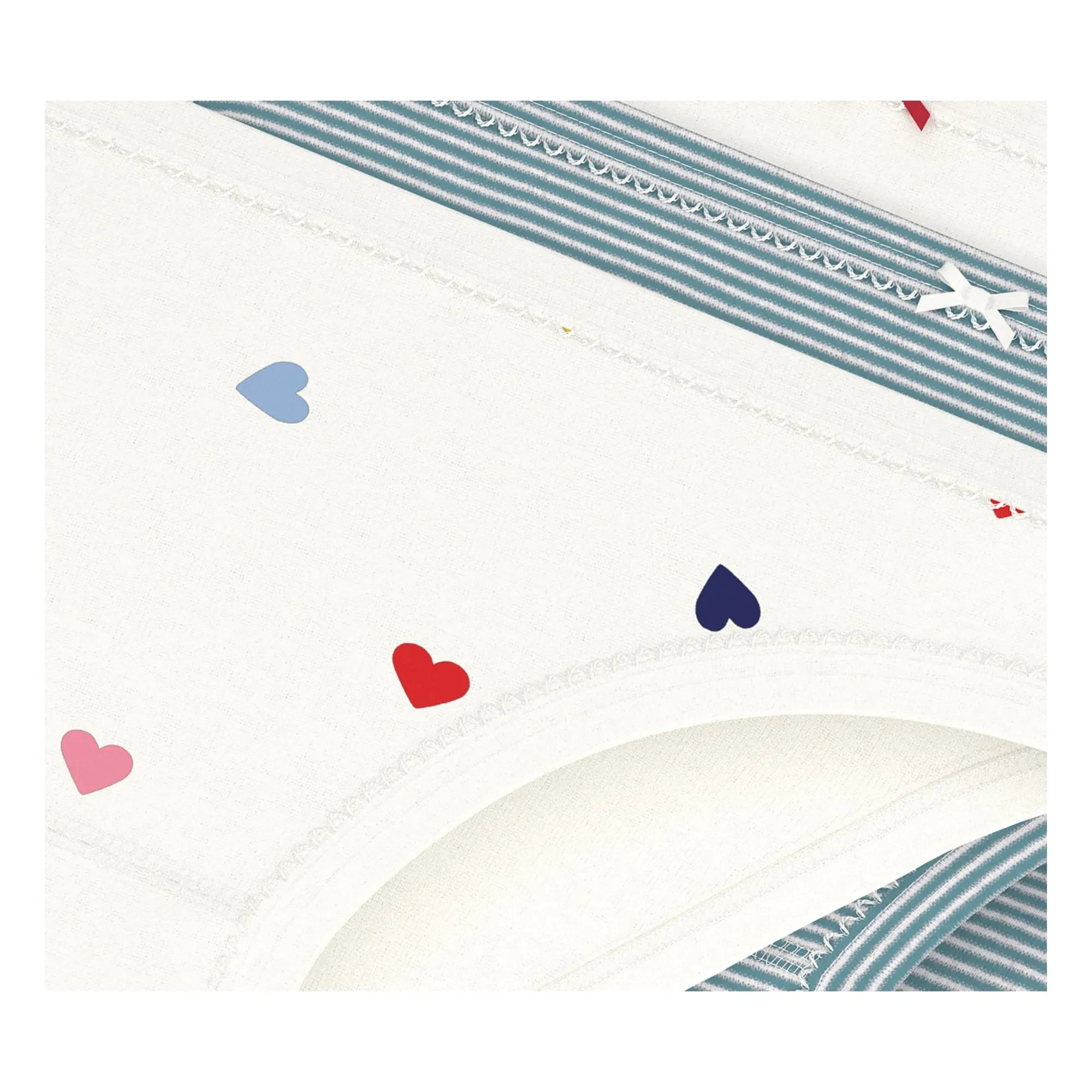 Petit Bateau - Pack de 3 bragas de rayas | Blanco