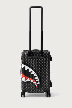 Sprayground - Paris’teki Köpek Balıkları Siyah Sert Kabuklu Valiz 910CL328NSZ