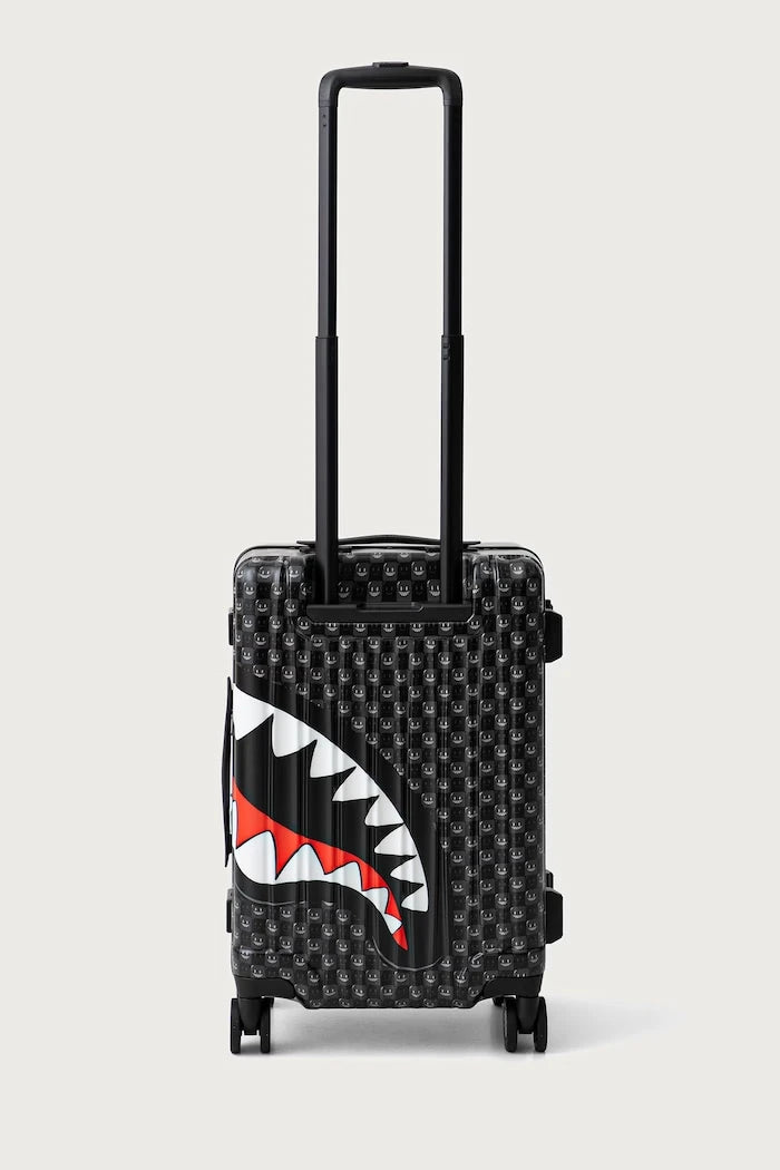 Sprayground - Paris’teki Köpek Balıkları Siyah Sert Kabuklu Valiz 910CL328NSZ