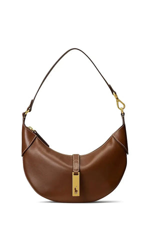 Bolso de piel Croissant Polo Ralph Lauren para mujer