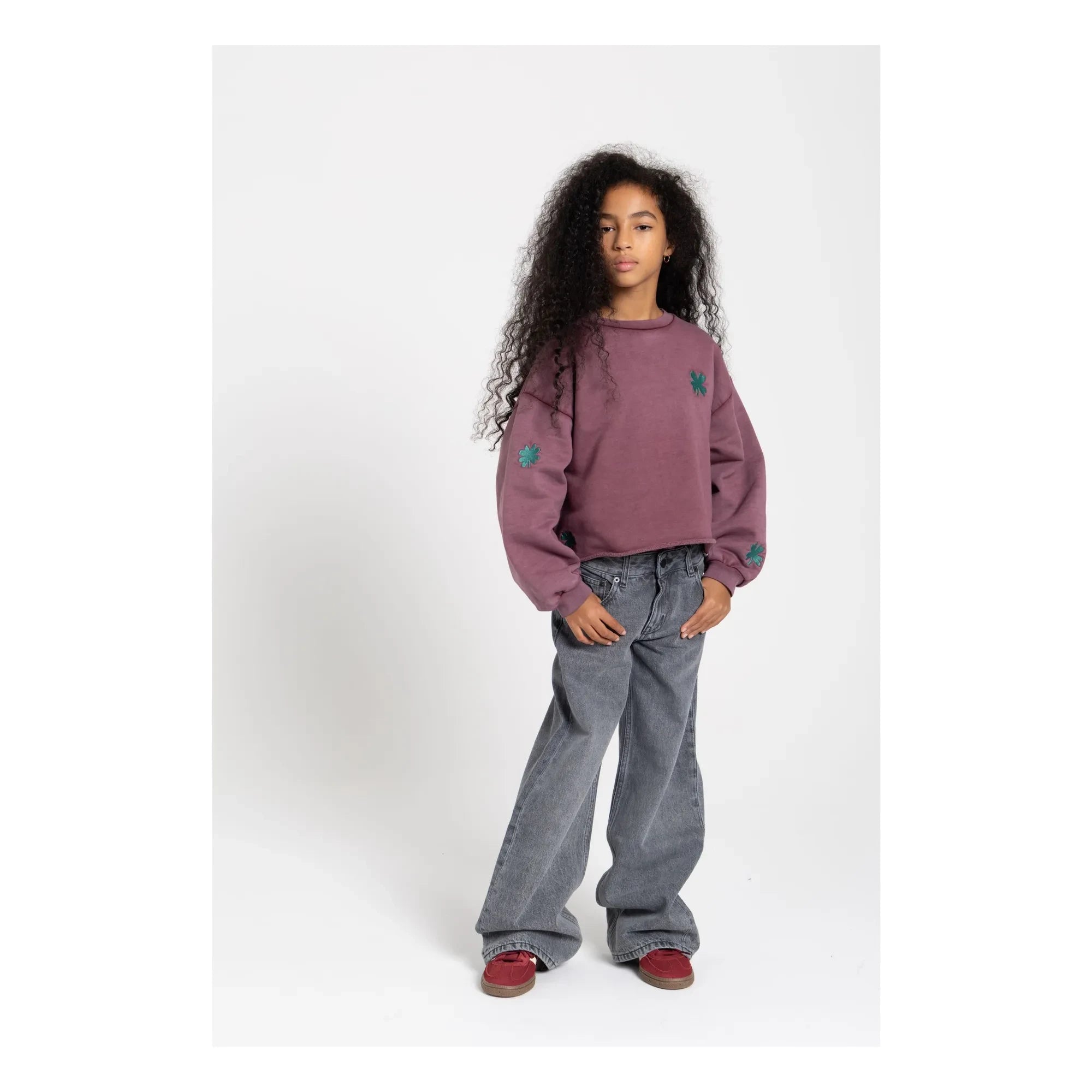 Finger in the nose - Jean Large abril | Gris denim