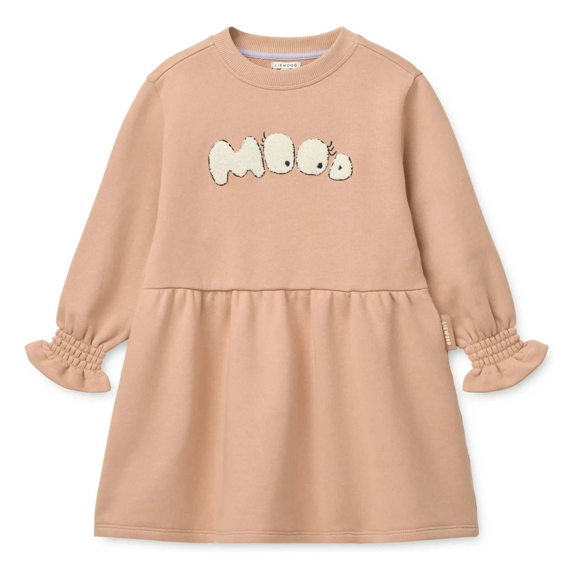 Liewood - Sweat elbise Lia Mood Organik pamuk | Pembe