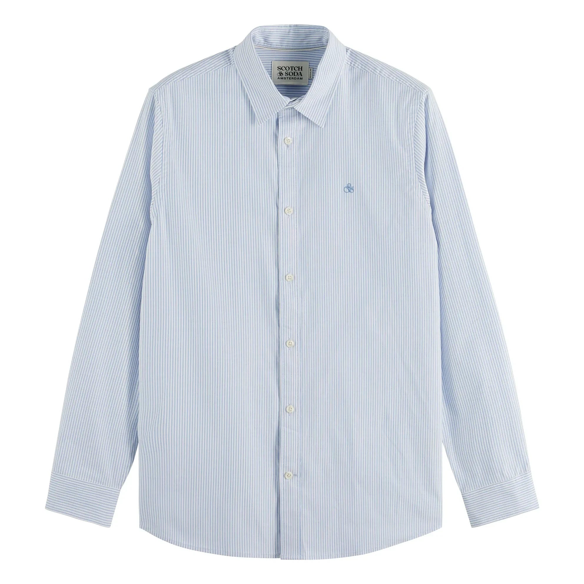 Scotch & Soda - Camisa de Oxford a rayas | Azul