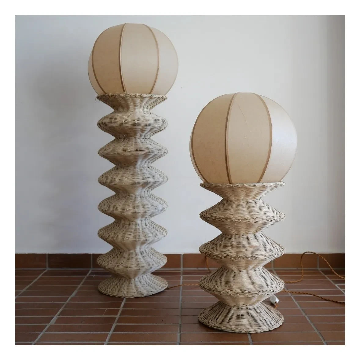 Honoré - Lámpara de Mesa Bilba Rattan | Natural