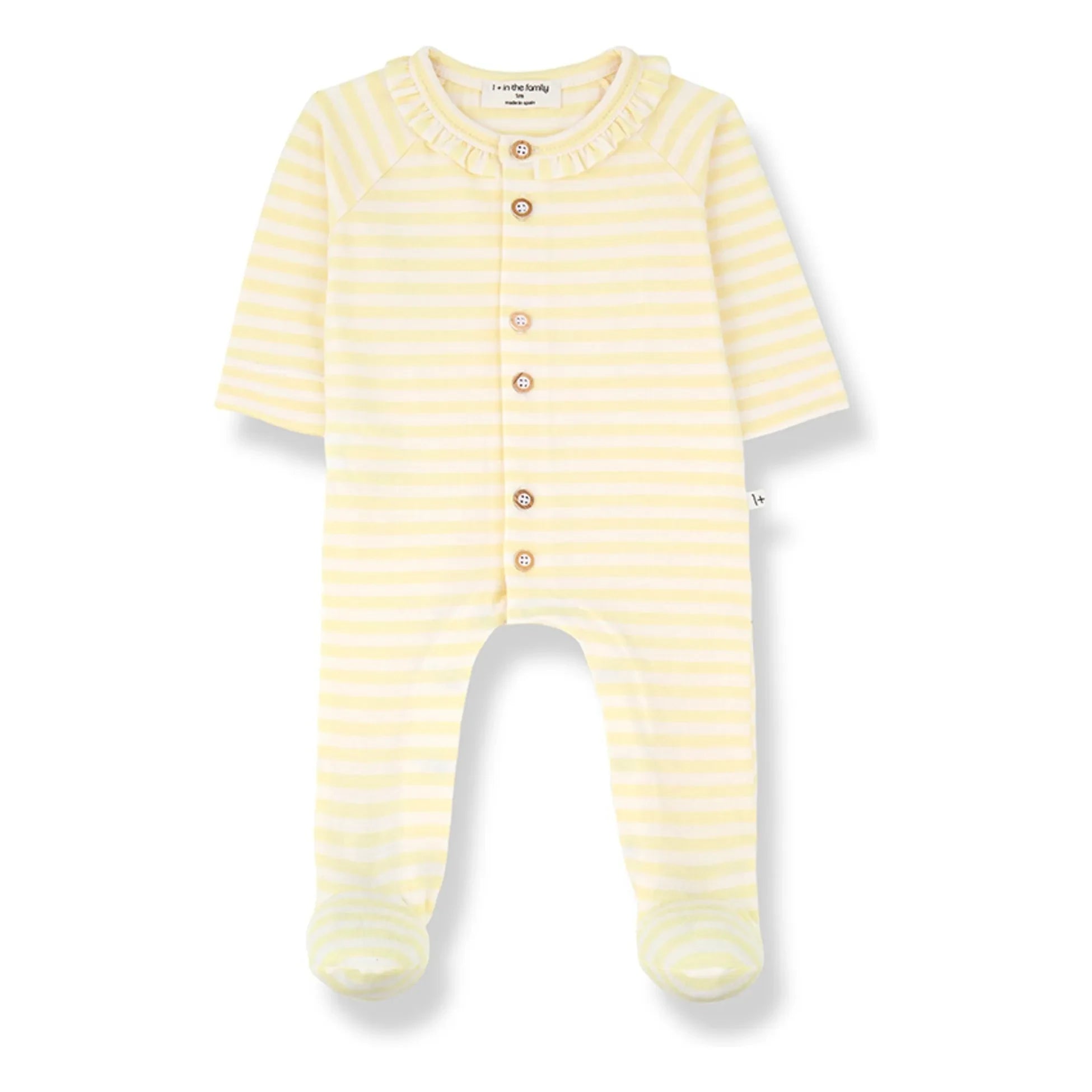 1+ in the family - Camila Pijama Rayas | Amarillo pálido