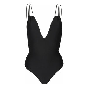 Anja Paris - Le Piccolo Bañador de una pieza con textura de nido de abeja | Negro