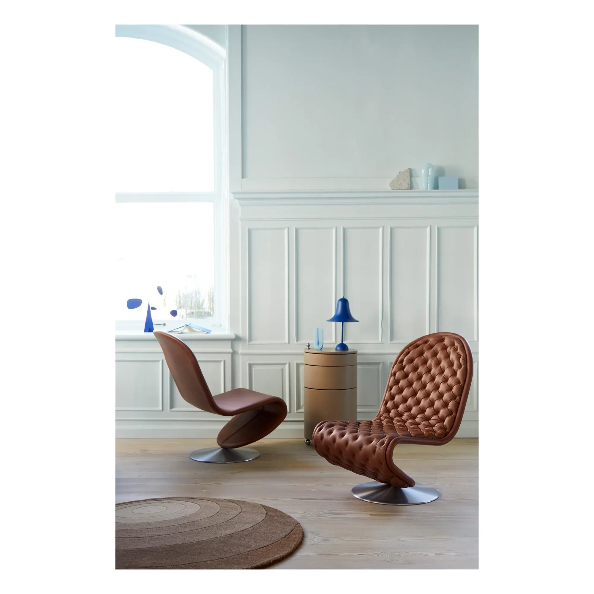 Verpan - Mueble Bar con Ruedas | Gris Topo
