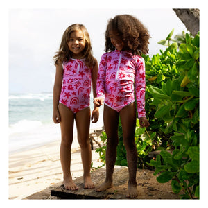 Beach & Bandits - Bañador de una Pieza con Protección UV de Fibra Reciclada que Creará un Ambiente Tropical | Rosa