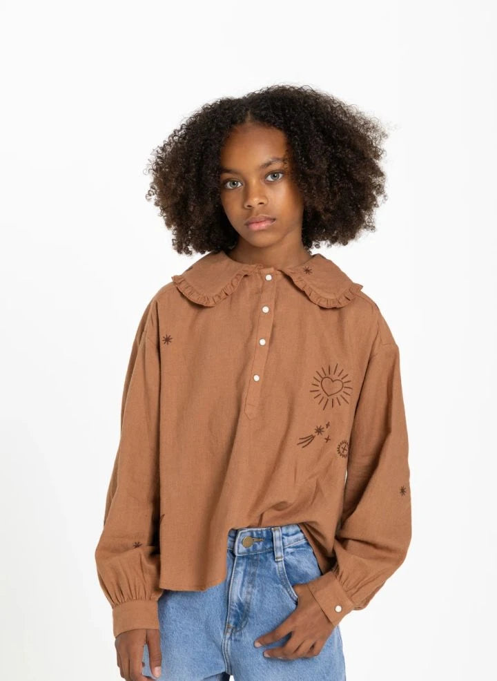 Hundred Pieces - Candy Stars Blusa | Marrón