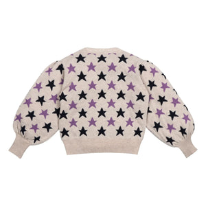 the new society - Ximena Etoiles Jersey de lana y fibras recicladas | Beige
