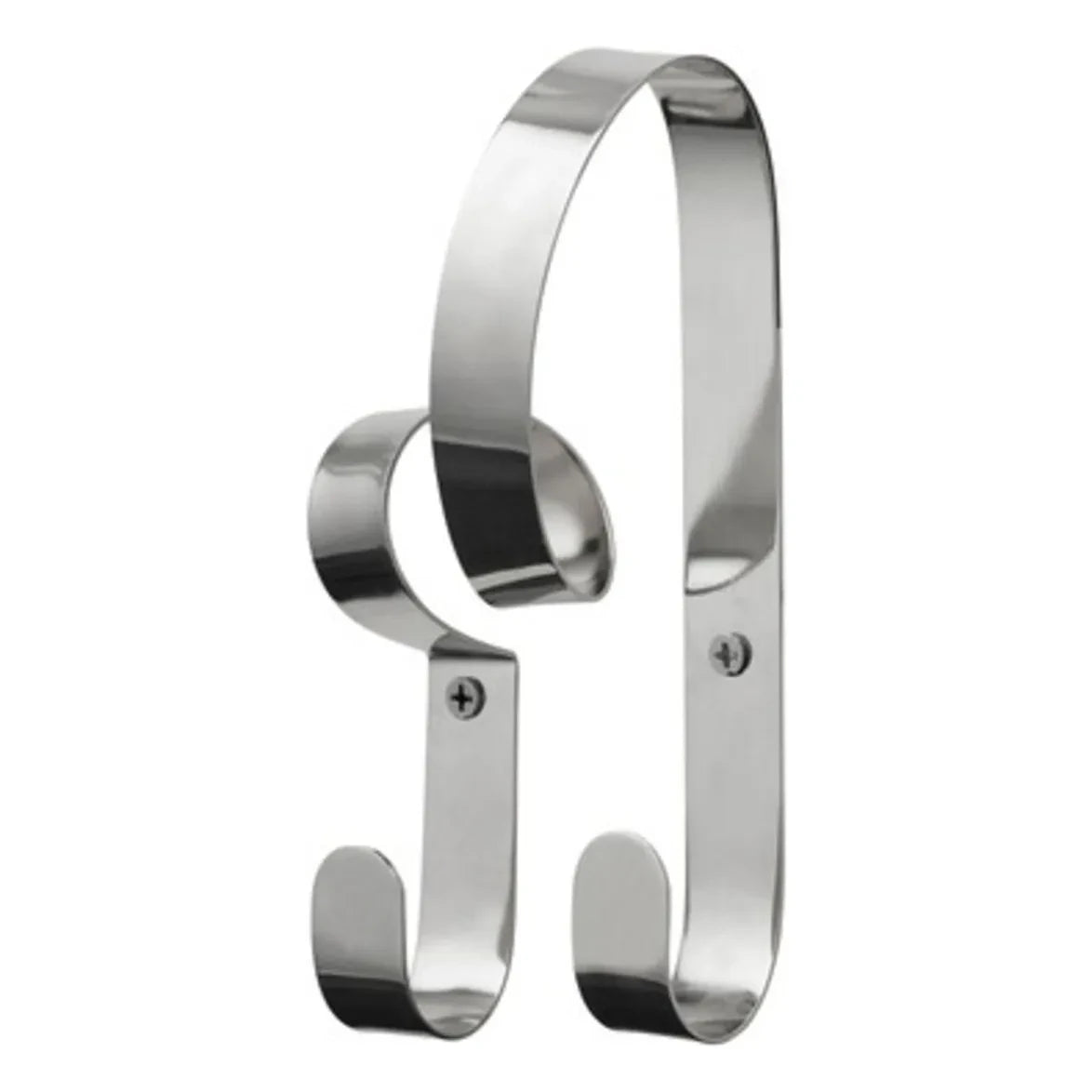 Broste Copenhague - Colgador de pared doble Ribbon | Plateado