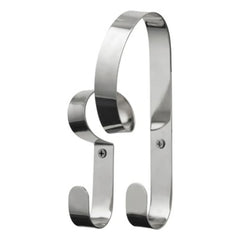 Broste Copenhague - Colgador de pared doble Ribbon | Plateado