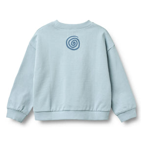 Wheat - Sudadera de algodón orgánico Casey | Azul claro