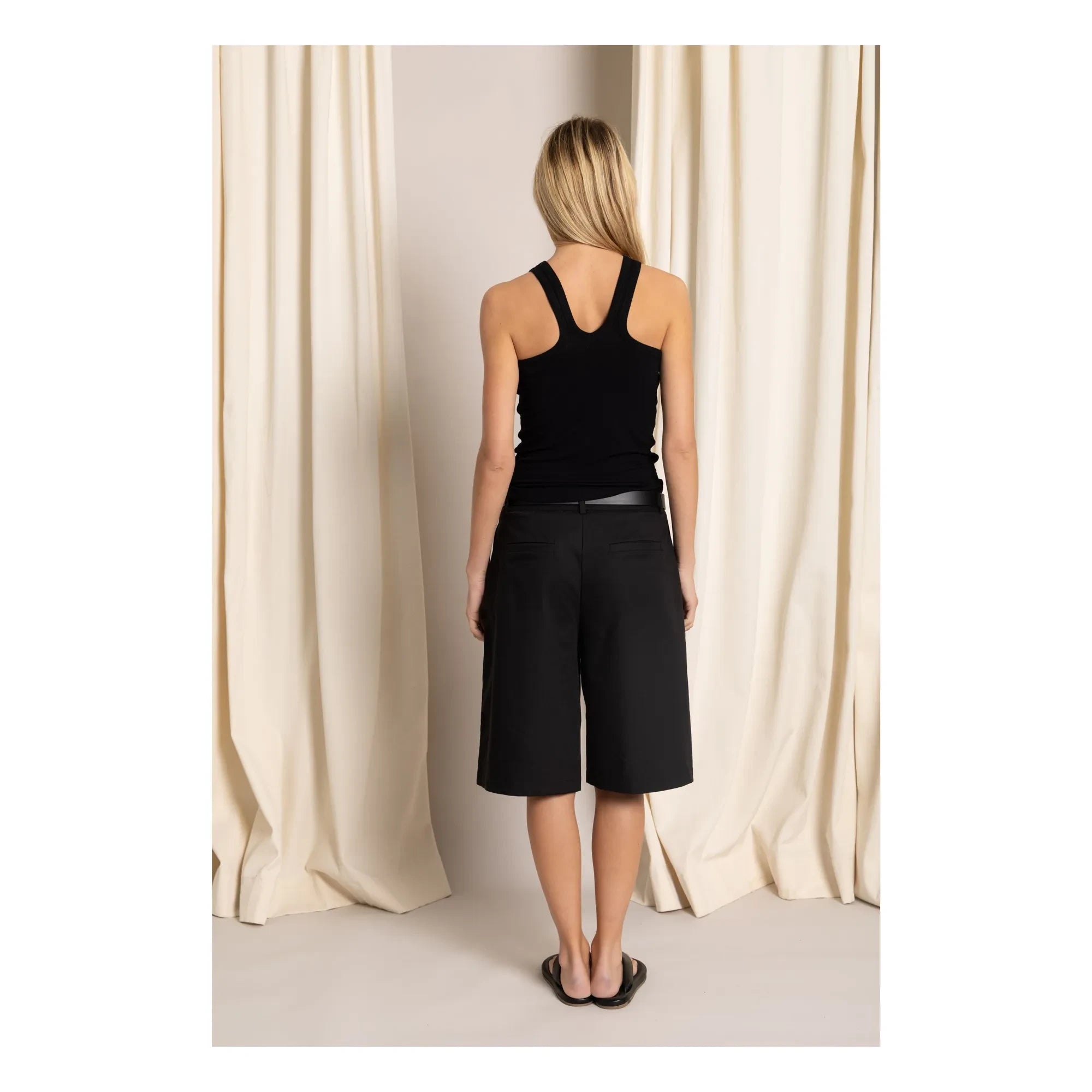 Smallable Woman - Alva Athletic Acanalado | Negro