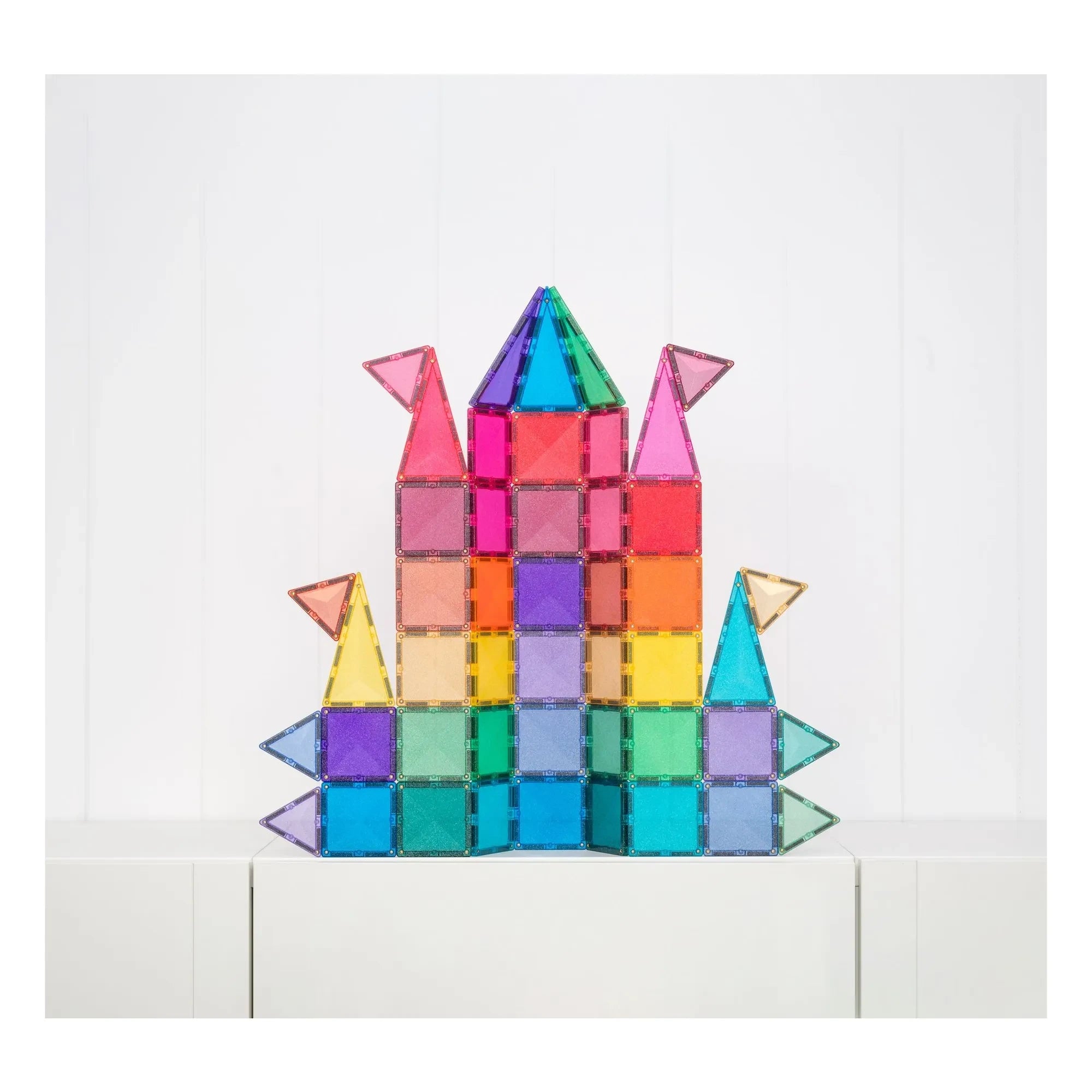 Connetix - Pack Castillo purpurina | Pastel