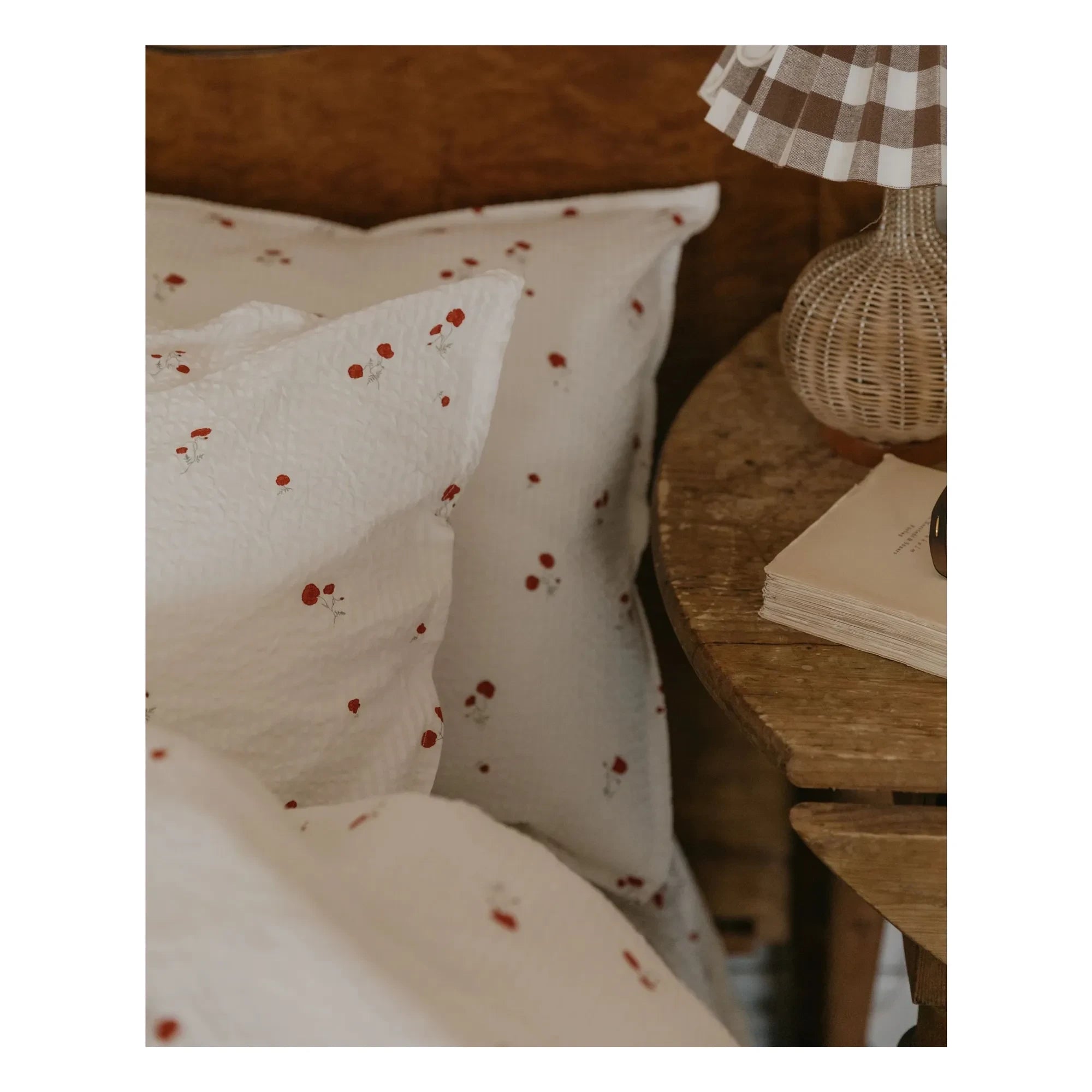 garbo&friends - Funda de almohada Poppy seersucker