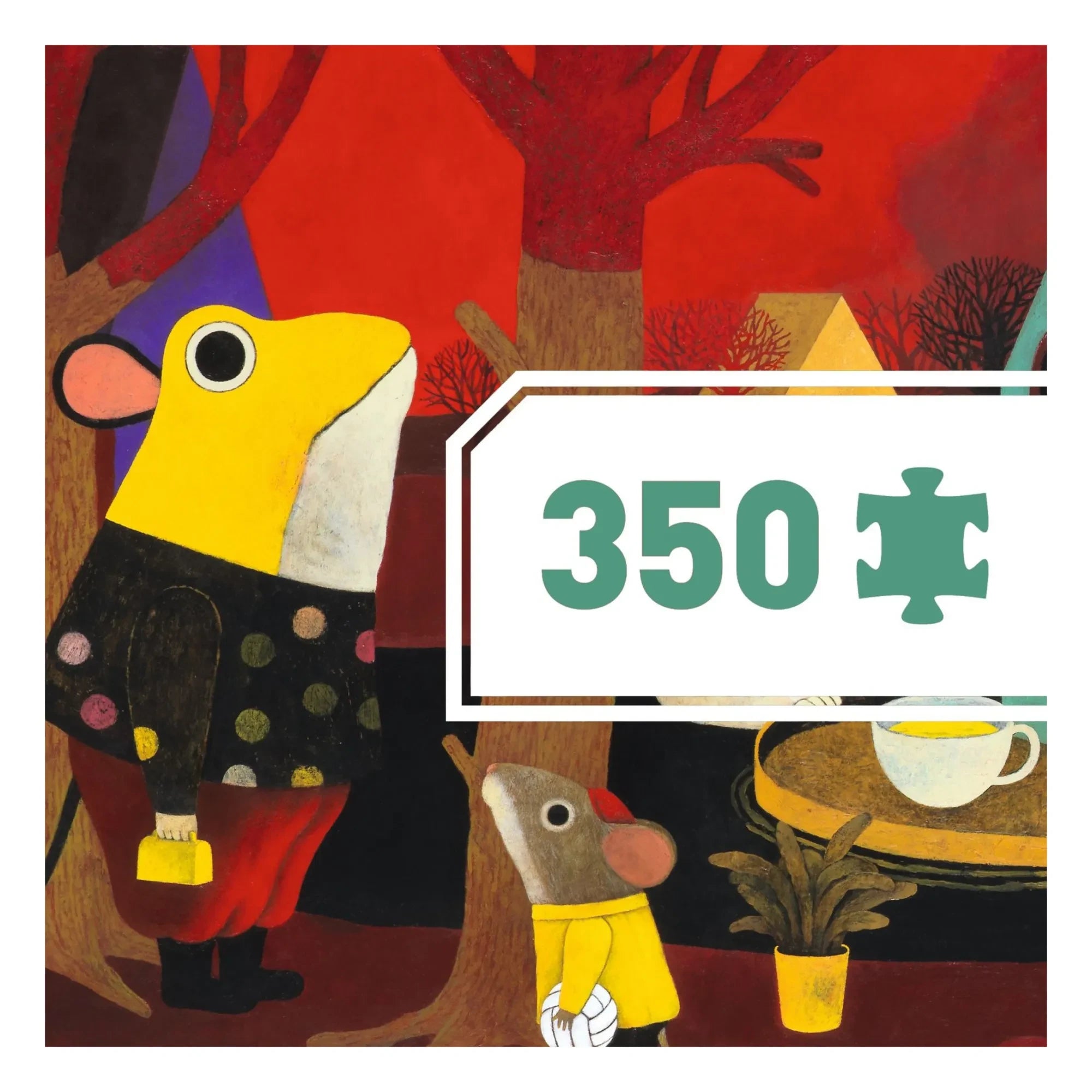 Djeco - Rompecabezas Volcania - 350 Piezas