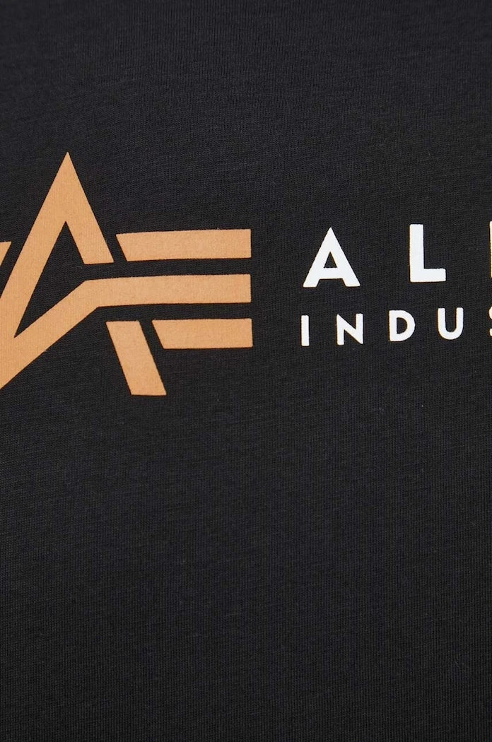 Camiseta de algodón Alpha Industries Label T 118502 03
