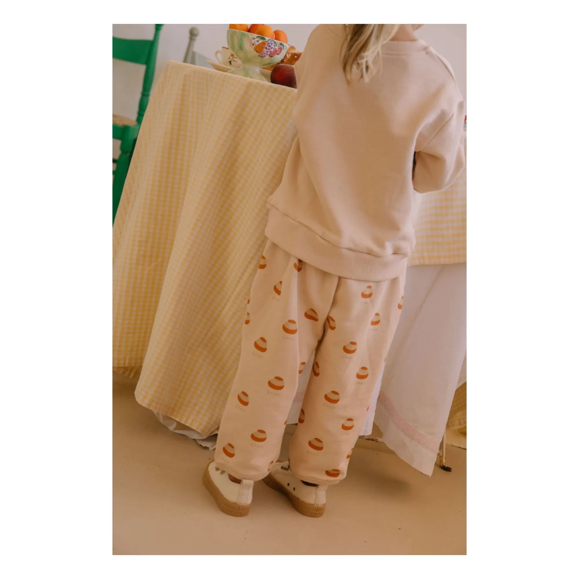 Studio Bohème - Pantalones polares de algodón orgánico Porgy Choux | Beige