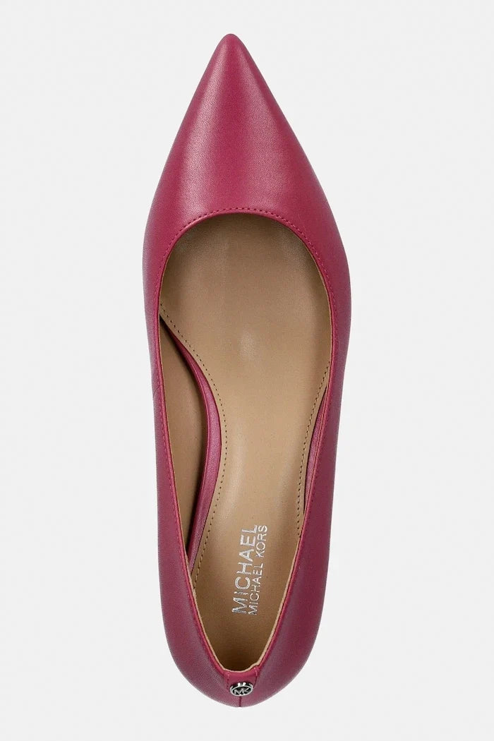 Zapatos de tacón bajo de piel MICHAEL Michael Kors Alina Flex Kitten Pump