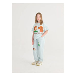 Bobo Choses - Camiseta Friends Algodón orgánico | Azul claro