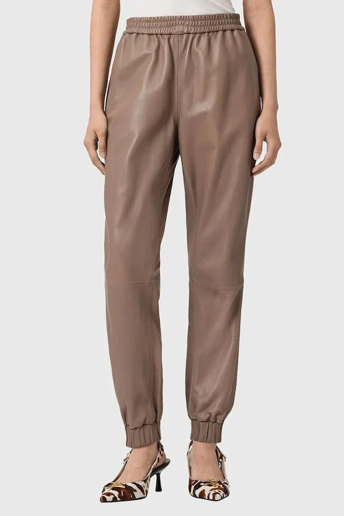 Pantalones de cuero AllSaints JEN