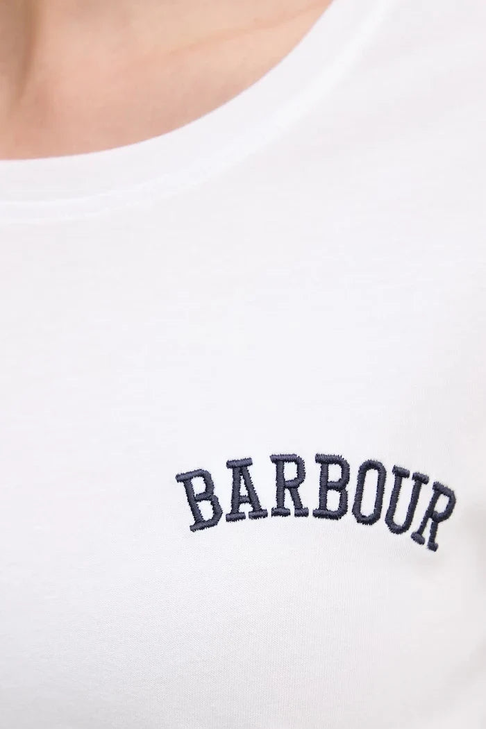 Camiseta de algodón Barbour