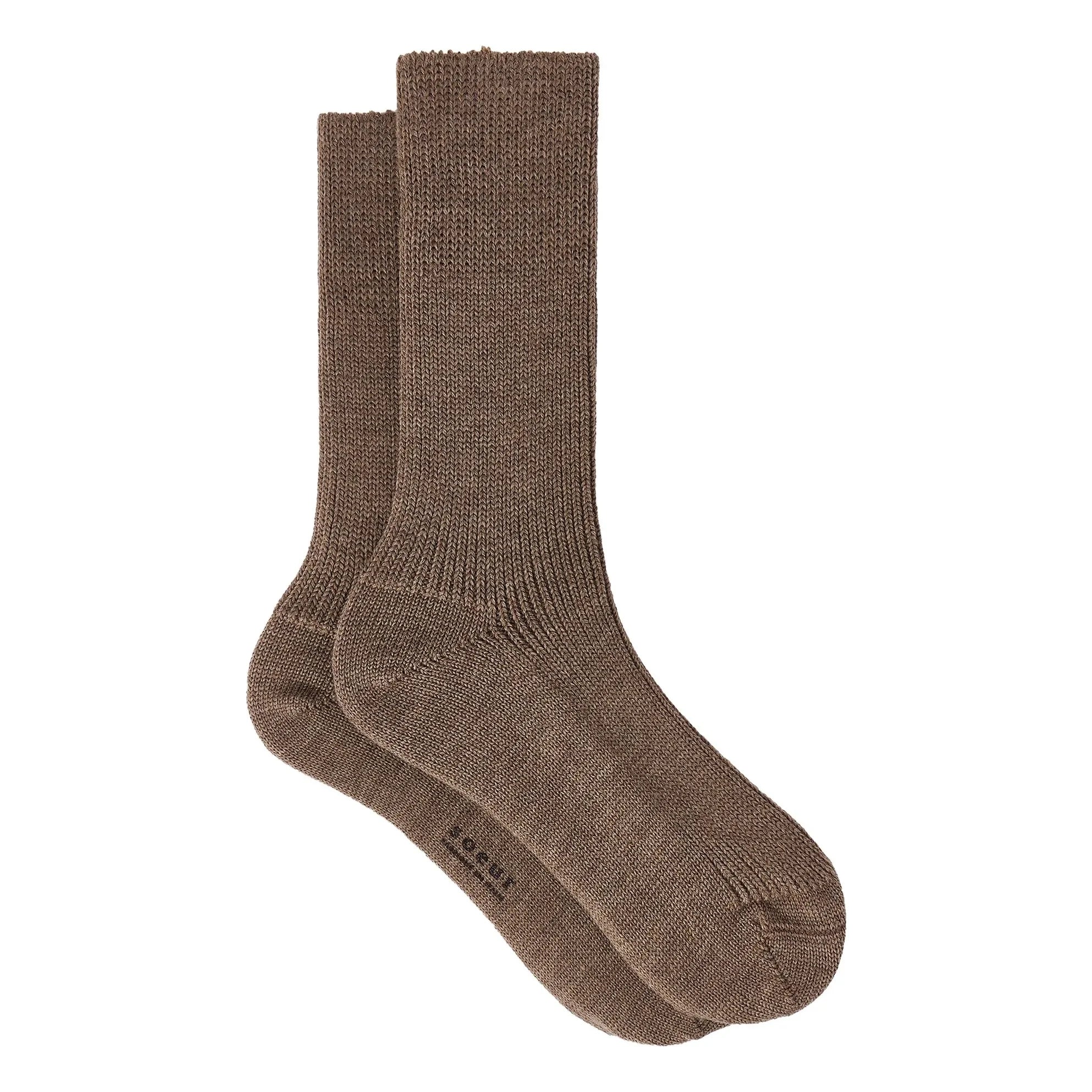 Soeur - Felipe Merino Yün Çoraplar | Heather beige