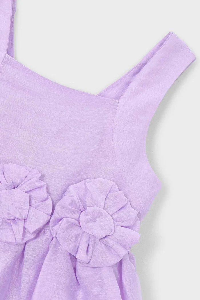 Vestido de lino Mayoral para niña